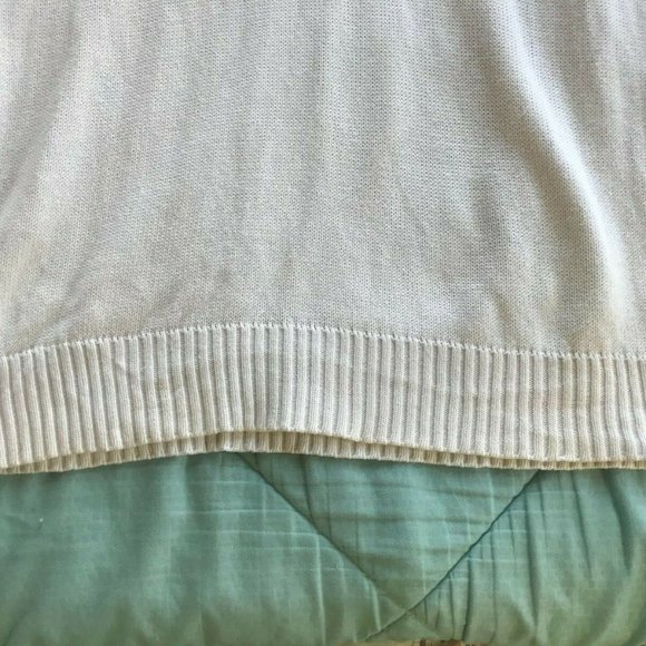 Guess Jens - Long Sleeve white Pullover Sweater shirt with zipper - Men - Medium - Picture 3 of 6